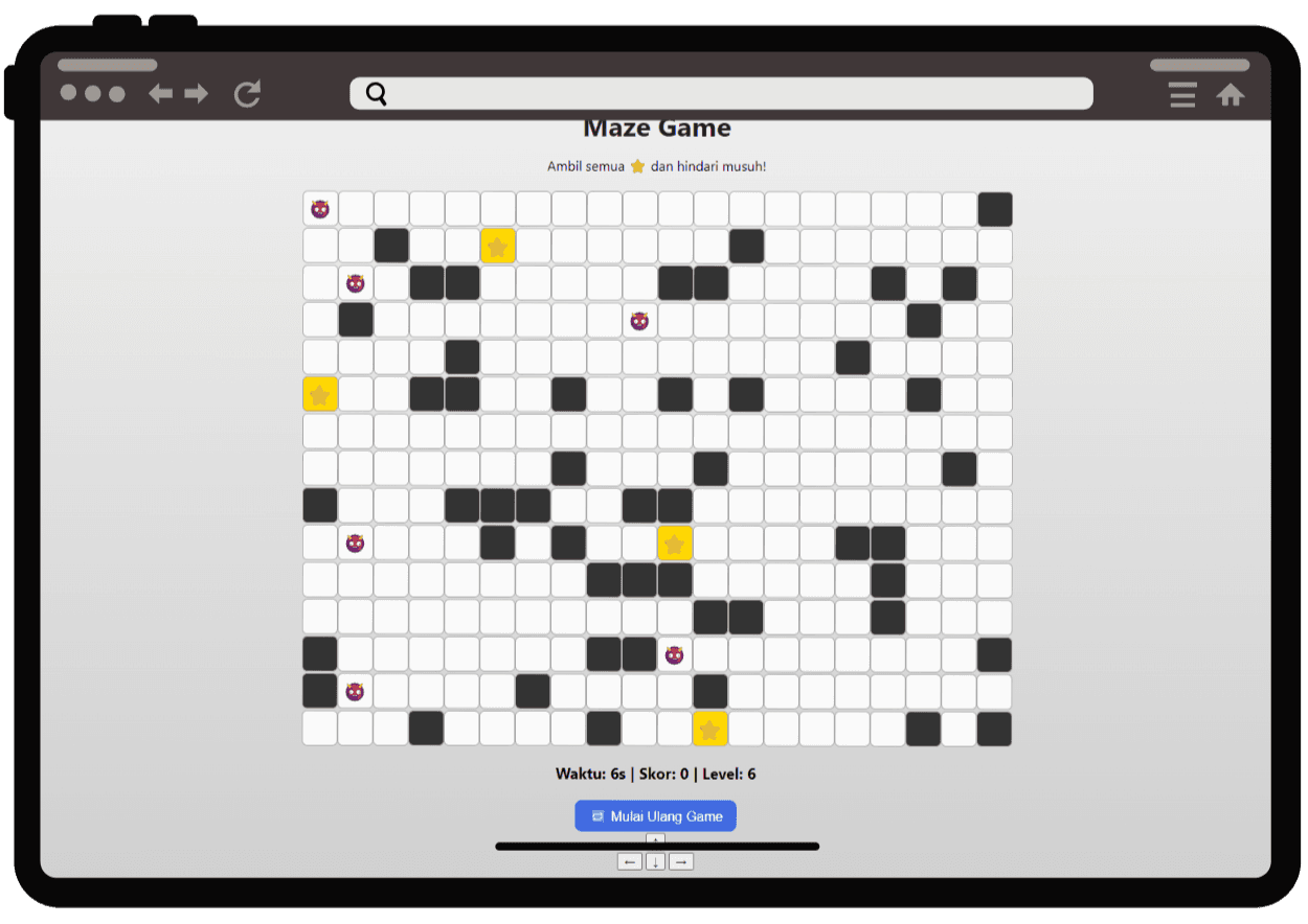 Maze Game Interactive